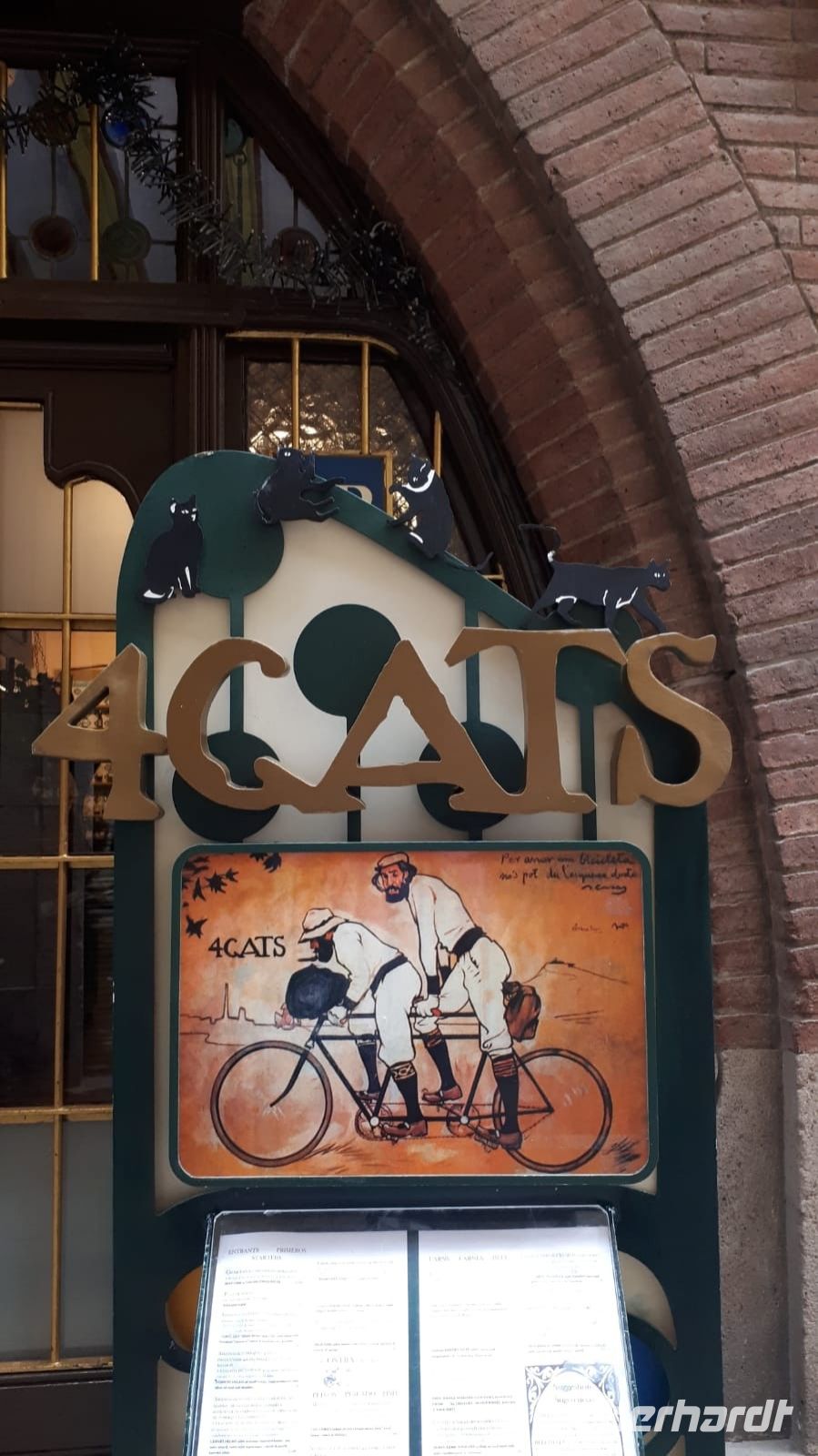 Cafe 4 Gats in Barcelona