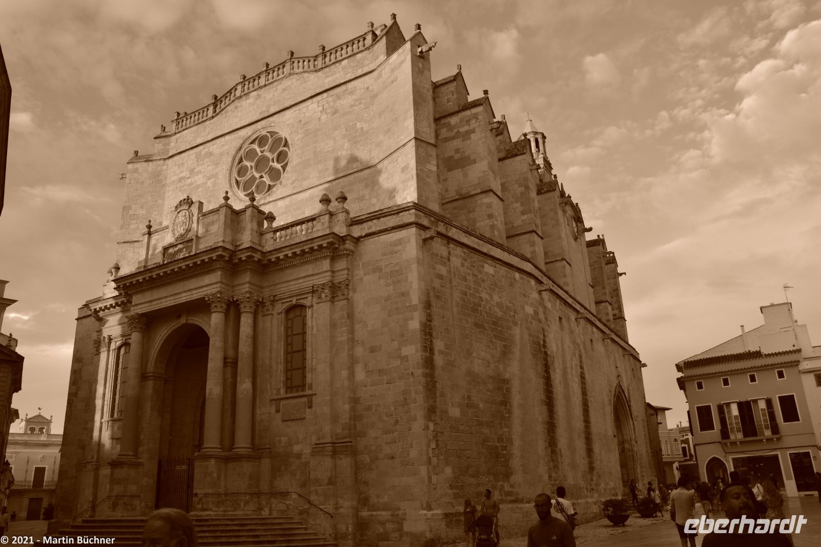 Wanderreise Menorca - Spaziergang in die alte menorquinische Hauptstadt Ciutadella - Die Altstadt (Kathedrale)