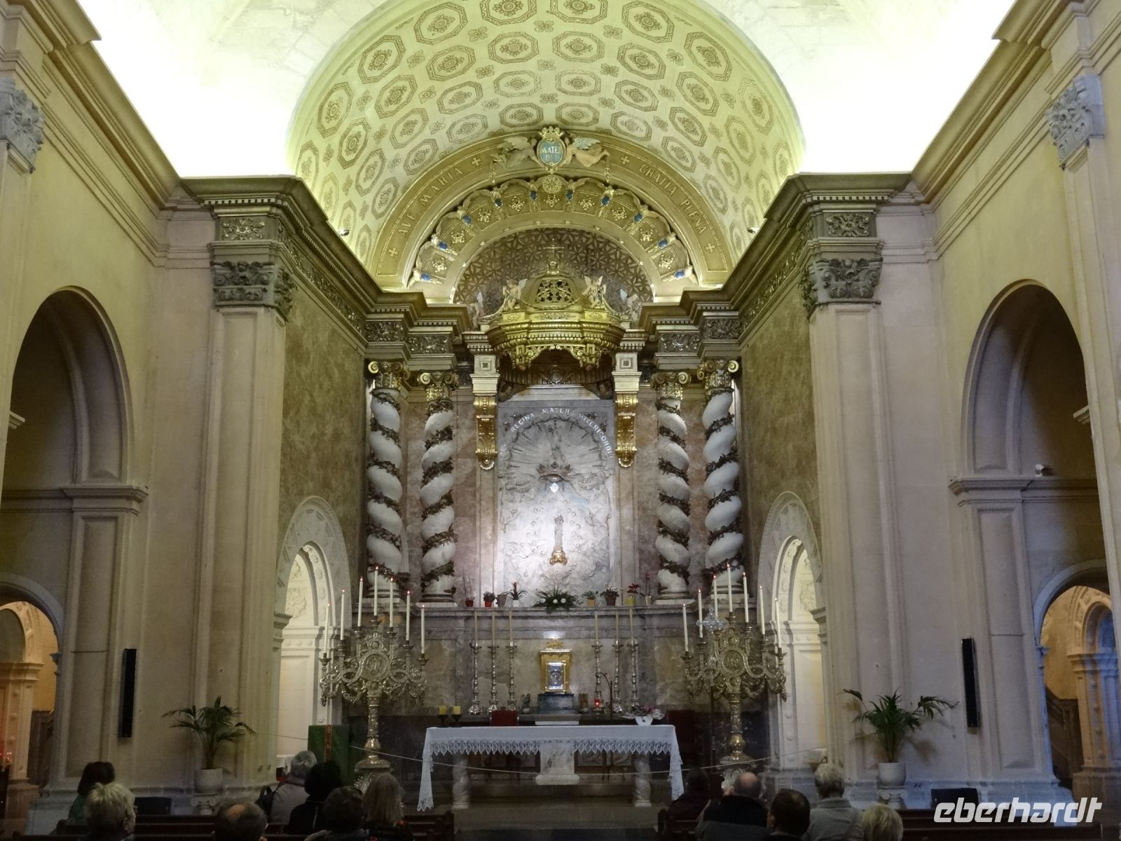San Salvador - Wallfahrtskirche, Lichtinstallation