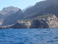 Felsenküste auf der Fahrt nach Sa Calobra