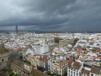 Blick von der Kathedrale auf Sevilla
