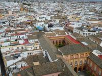 Blick von der Kathedrale auf Sevilla