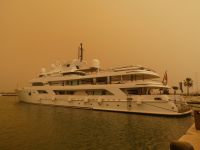 Marbella mit Saharastaub