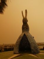 Marbella mit Saharastaub