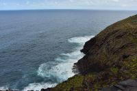 Spaziergang am Nachmittag entlang der Steilküste zum Strand 