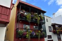 Santa Cruz de La Palma - Historische Holzbalkone an der Avenida Maritima