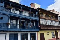 Santa Cruz de La Palma - Historische Holzbalkone an der Avenida Maritima