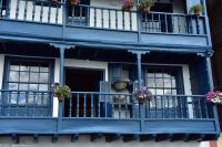 Santa Cruz de La Palma - Historische Holzbalkone an der Avenida Maritima