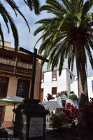 Santa Cruz de La Palma - Schon fast unscheinbar steht dieses Kreuz in der Innenstadt - es dieses 