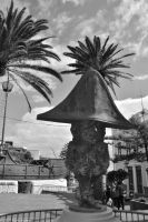 Santa Cruz de La Palma - Plaza de la Alameda - Monumento a El Enano - Der Zwerg