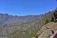 Wanderung am Mirador de la Cumbrecita - Blick in die Caldera di Taburiente