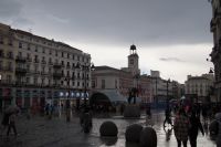 Puerta del Sol - Madrid - bei Regen