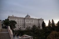 Nordfassade des Königspalastes zu Madrid