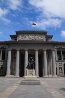 Velázquez thront vorm Prado
