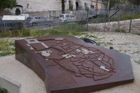 das arabische Madrid (die hellen Gebäude sind wichtige Gebäude aus der Moderne)