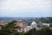 Im Dunst verschwindet die Sierra de Guadarrama
