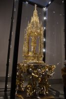 Niederrheinische Goldschmiedkunst in Toledo: Die gotische Fronleichnamsmonstranz - die größte Spaniens - wurde von Heinrich von Harff erstellt.