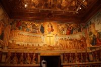 Sakristei Kathedrale Toledo mit jüngstem Gericht und Ahnenreihe der Bischöfe