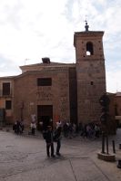 Salvatorkirche Toledo, der Kirchturm ist ein ehemaliges Minarett