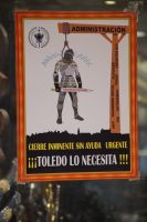 Die Souvenirshops von Toledo fürchten nach der Pandemie um ihr Bestehen