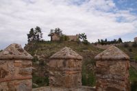 Blick über den Tajo zum Castillo de San Servando