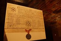 Mittelalterliche Urkunde auf teilweise Altspanisch, teilweise Latein von Ferdinand III. dem Heiligen (13. Jhdt.) 