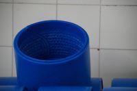 In der Plastikform für den Manchegokäse sieht man die alten Korbmuster wiedergegeben