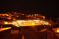 Plaza Mayor Chinchón by night
