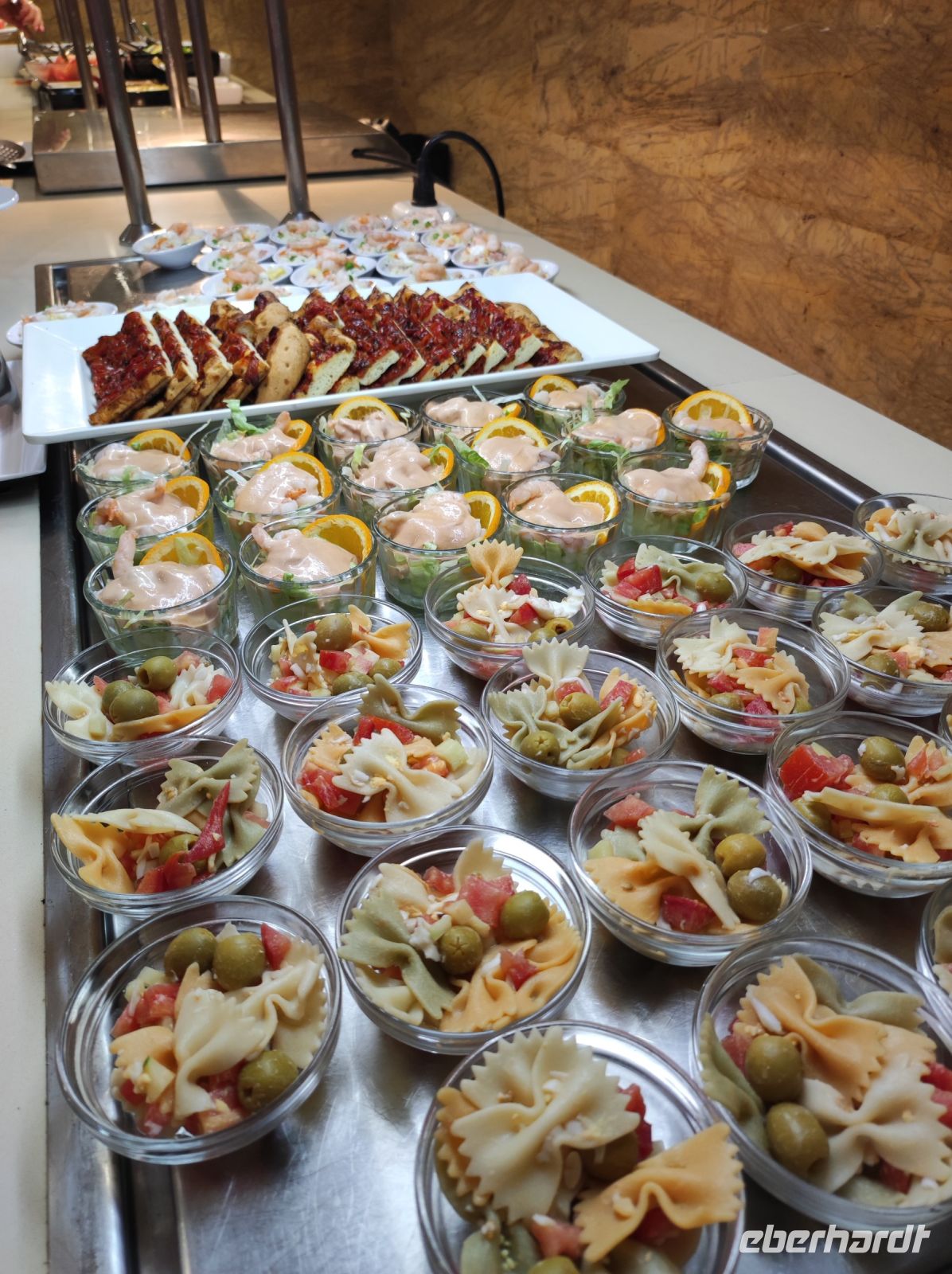 Vorspeisen Auswahl beim Abendbuffet