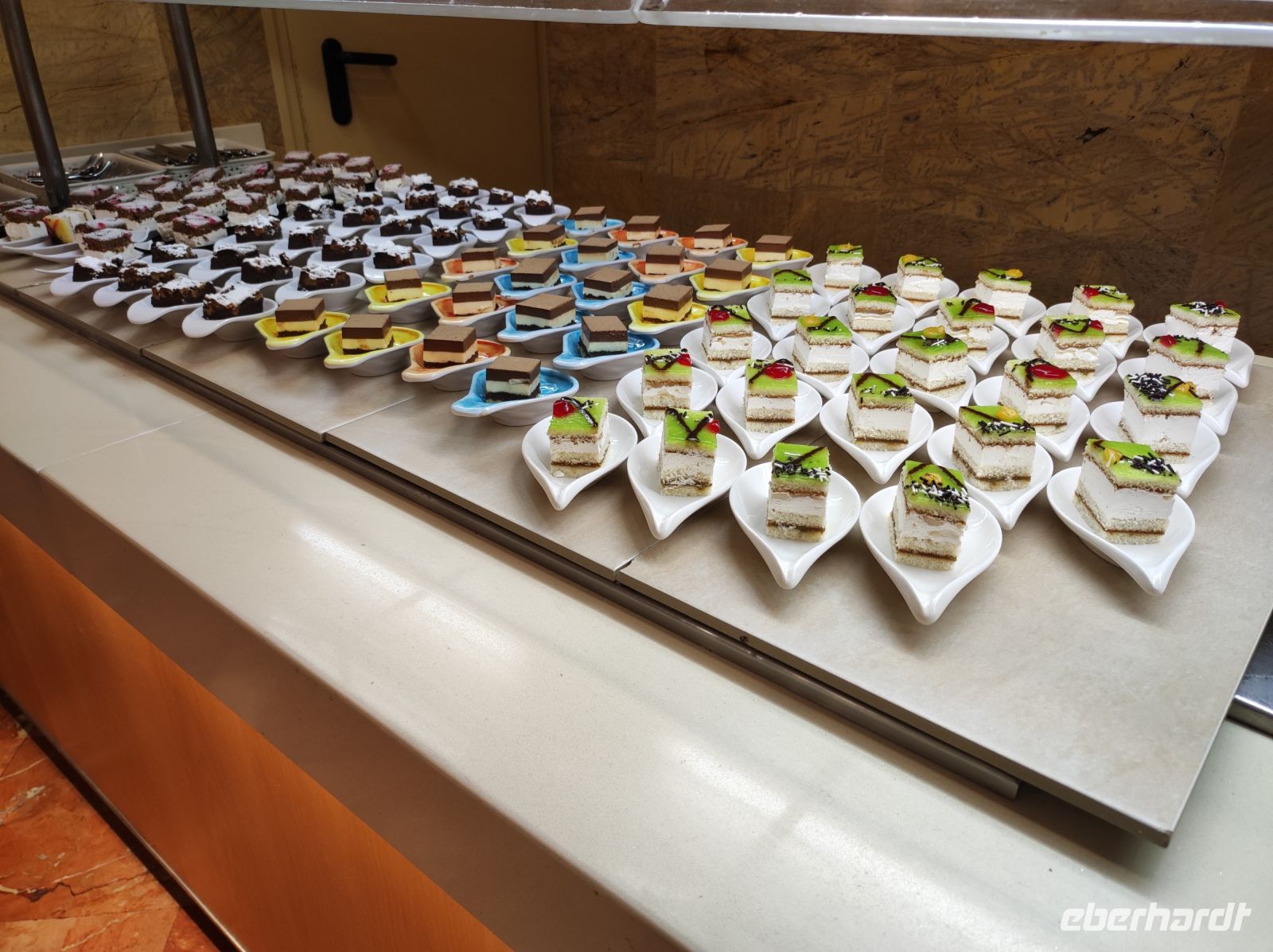 Dessert Auswahl beim Abendbuffet