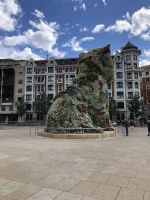 Puppy (Blumen-Welpe) vor dem Guggenheim-Museum Bilbao