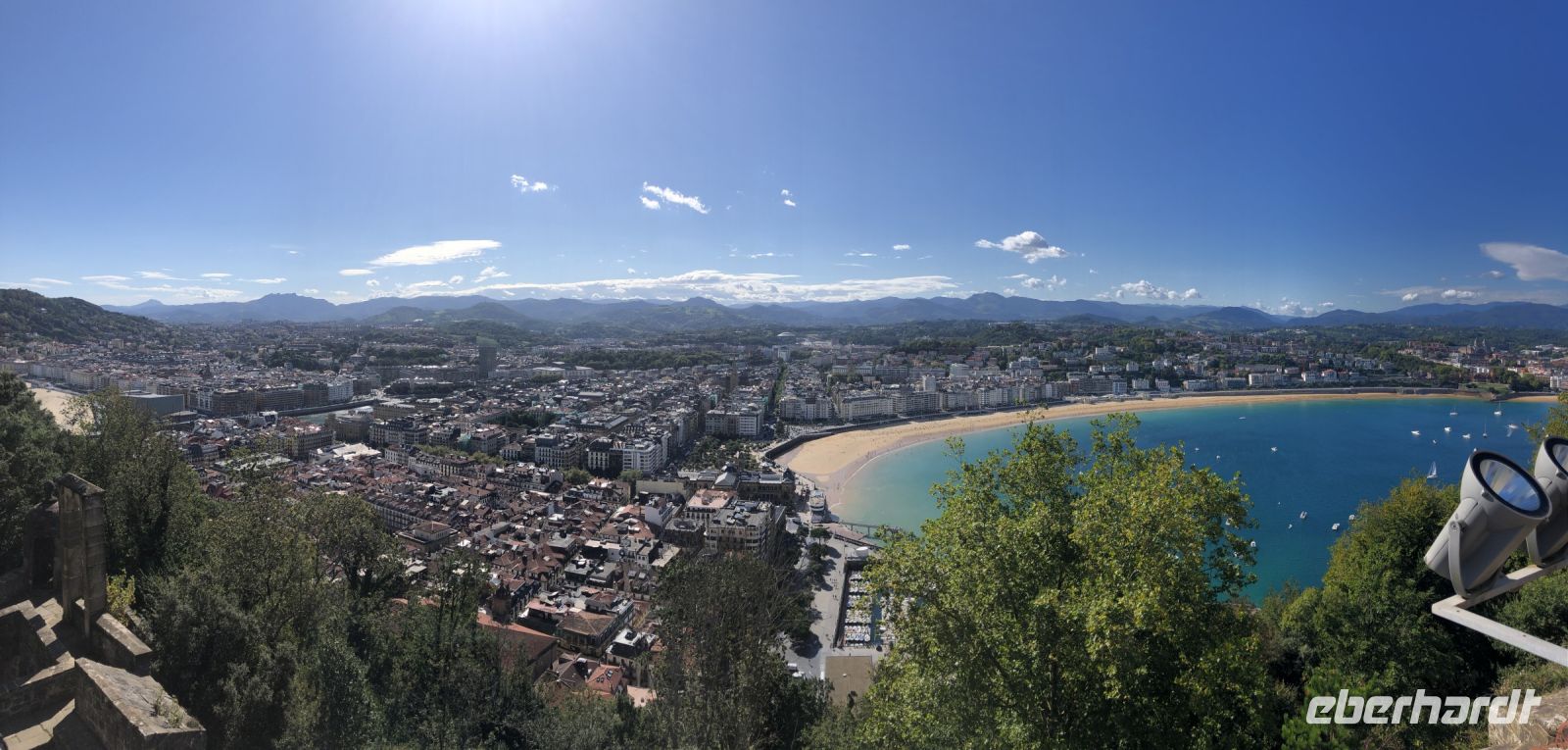 Ausblick vom Monte Urgull