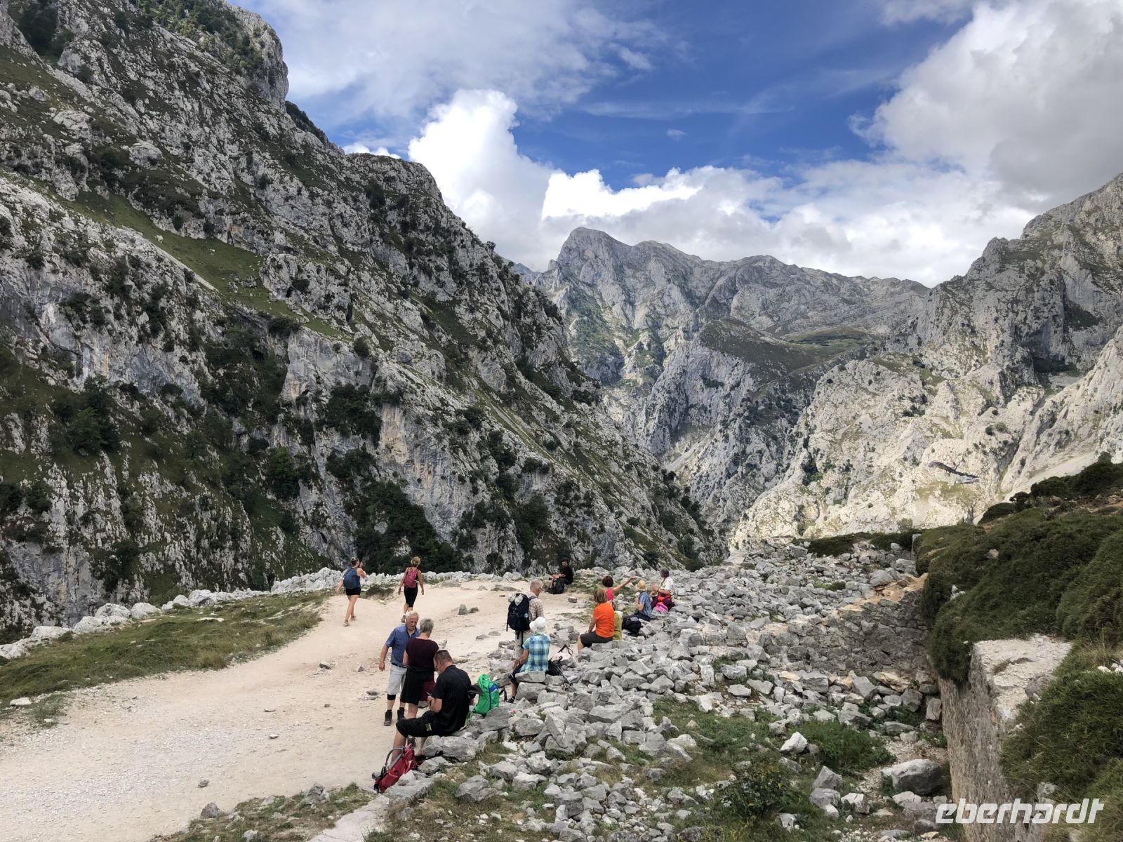 Erste Pause nach dem Aufstieg