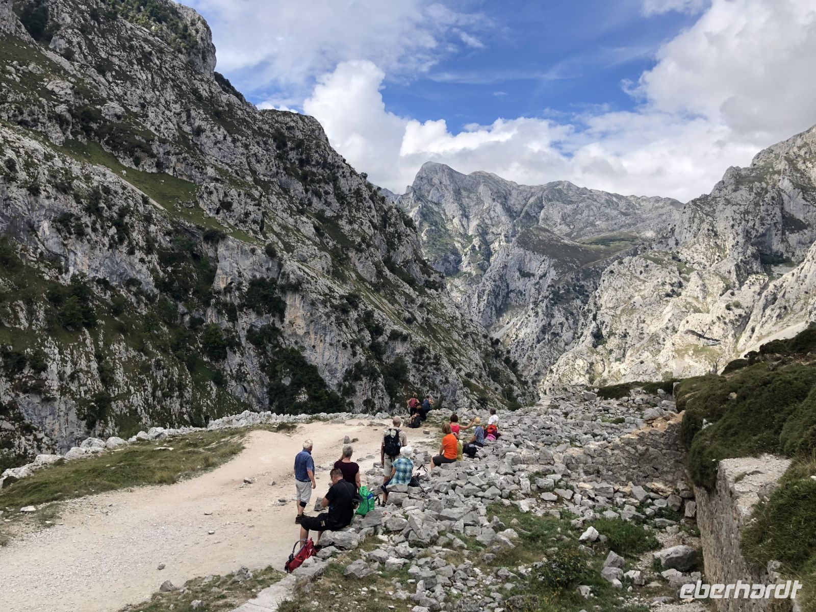 Erste Pause nach dem Aufstieg