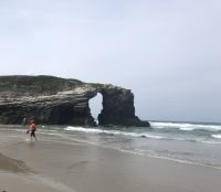 Kathedralenstrand - Nur bei Ebbe besuchbar