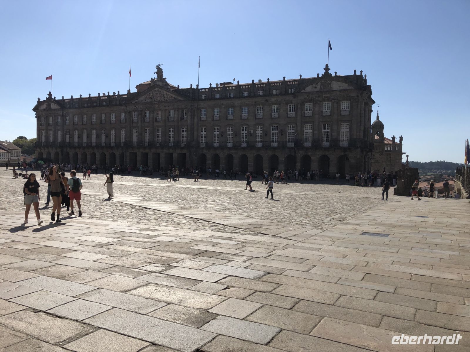  Vor der Kathedrale Praza do Obradoiro