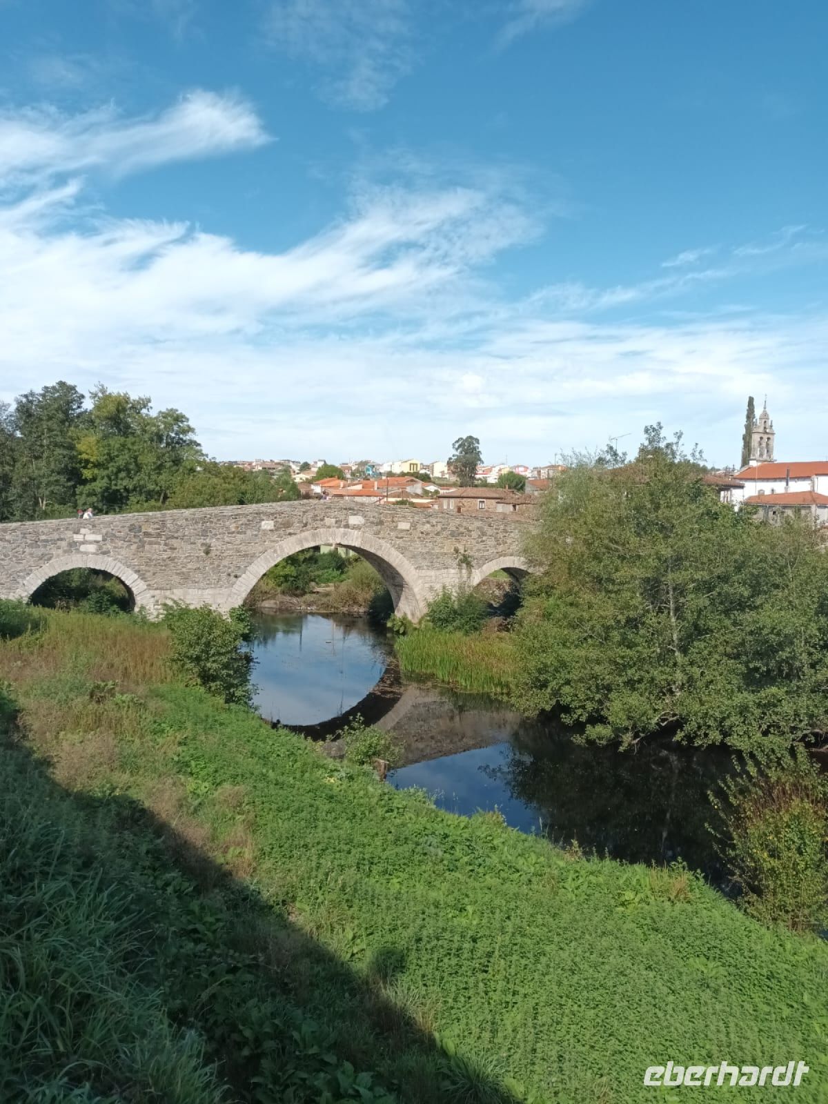 Römische Brücke nach Melide - 1. Etappenziel
