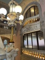 Das Treppenhaus des Palau de la Música 