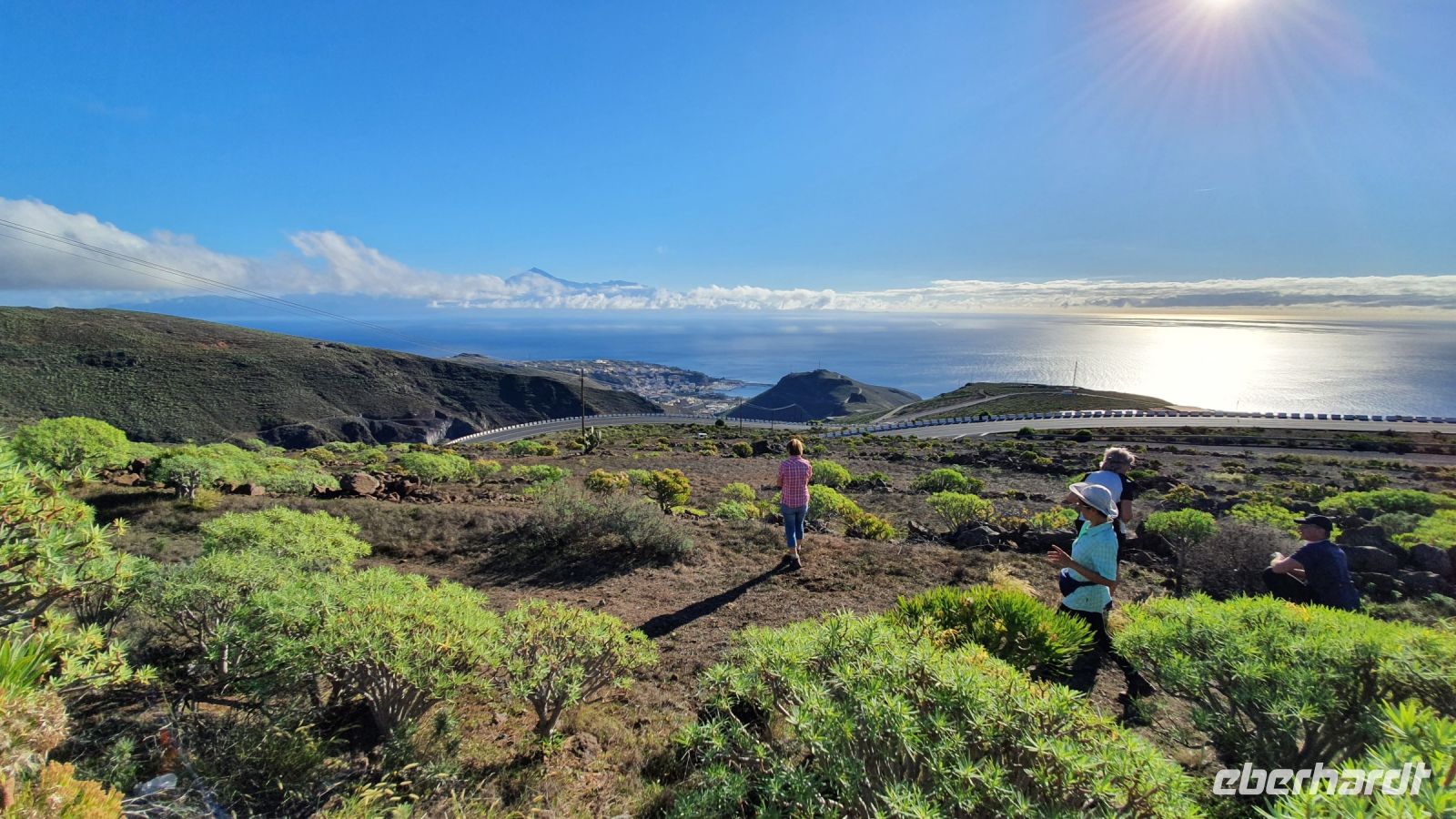 Blick von La Gomera zum Teide