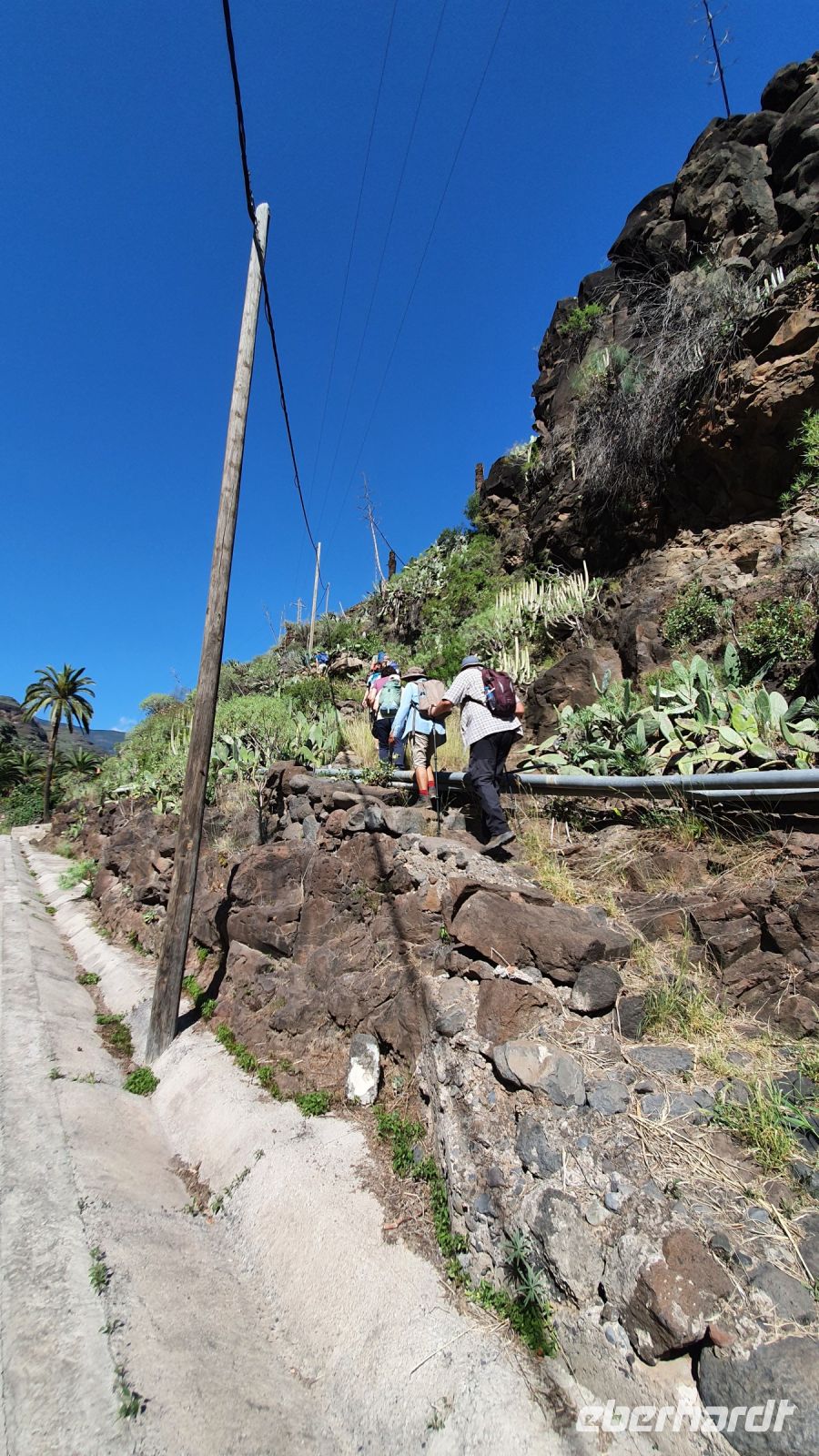 Aufstueg aus dem Barranco Guarimiar