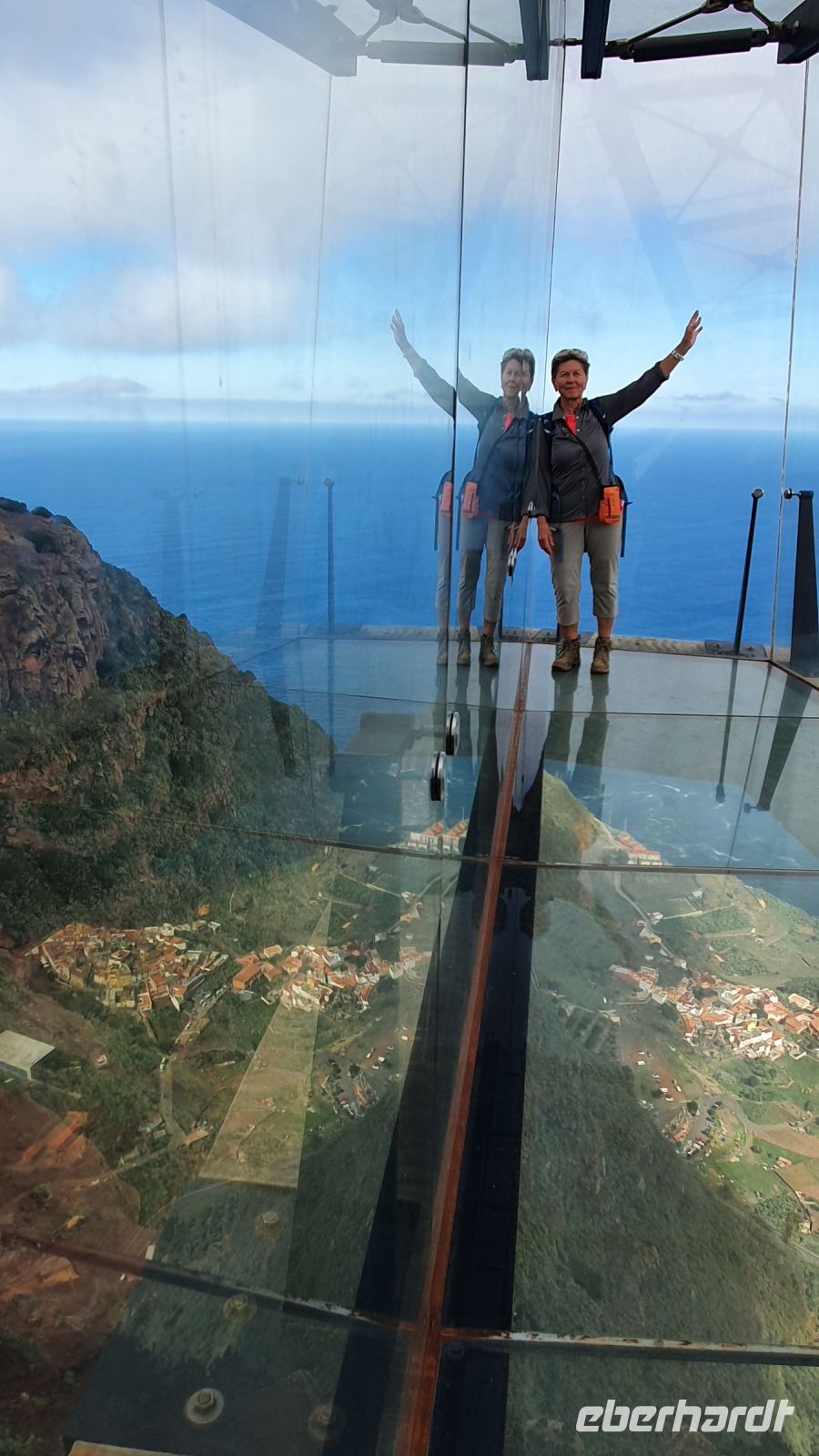 Wanderreisebegleitung Ria auf dem Skywalk