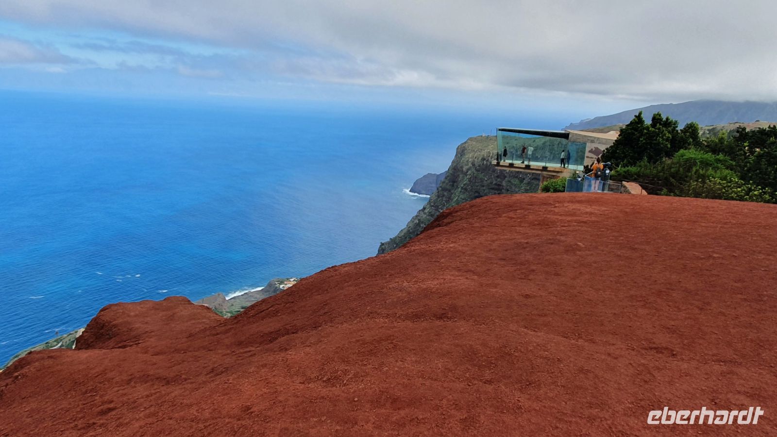 rote Wüste am Mirador de Abrante