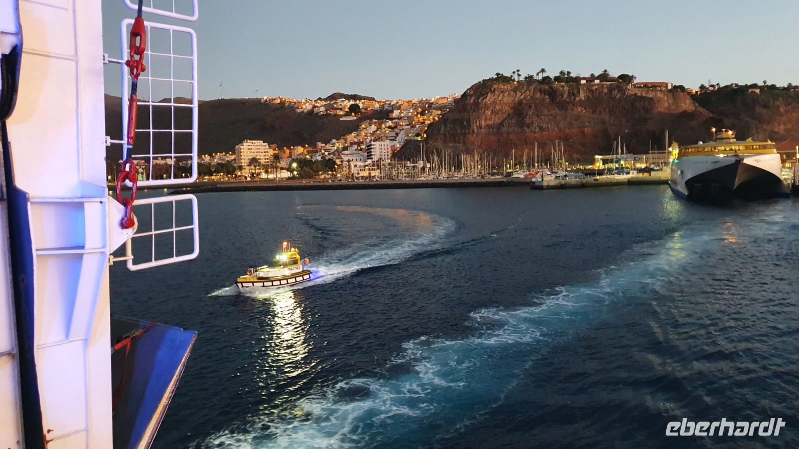 San Sebastian, wir legen ab.....