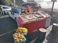 kleiner Stand einer Einheimischen