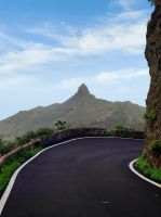 Blick auf das Matterhorn von Teneriffa 