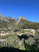 Aussicht bei der Zugfahrt mit dem roten Blitz