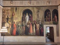 Die Krönung Isabellas der Katholischen (die Figuren haben keine Augen)