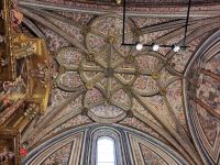 Deckengestaltung in einer Kapelle der Kathedrale von Segovia