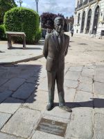 Denkmal für Adolfo Suárez (Opus Dei, Unión de Centro Democrático, Centro Democrático y Social) der unter Juan Carlos das franquistische Spanien zur konstitutionellen Monarchie umgestaltete