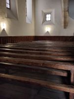 Studierendenbänke des 16. Jhdts. Hier sollte man mehr hören als schreiben